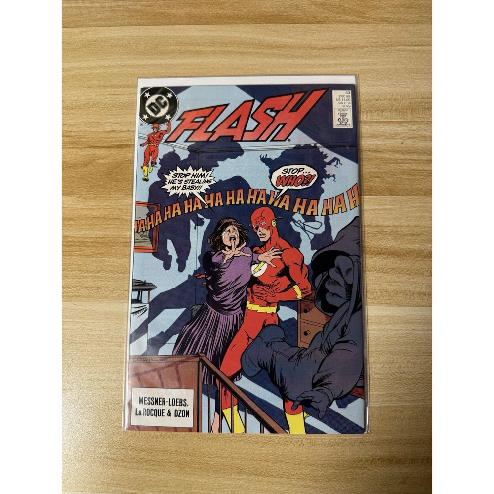 The Flash Comic Book (Issue #33) Joker's Holiday (Copper Age)